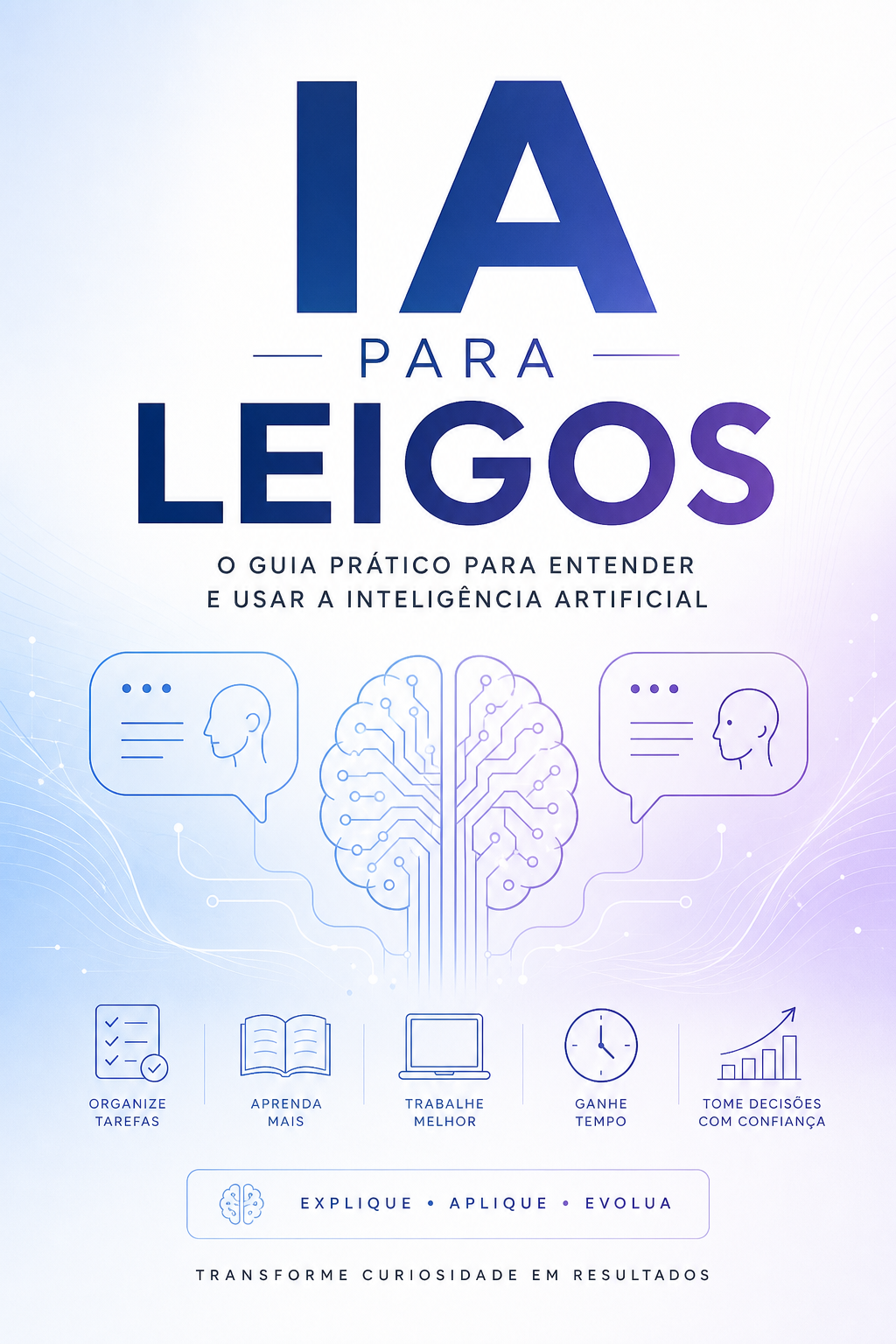 Capa do ebook IA para Leigos